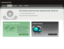 Tablet Screenshot of orientxxi.info